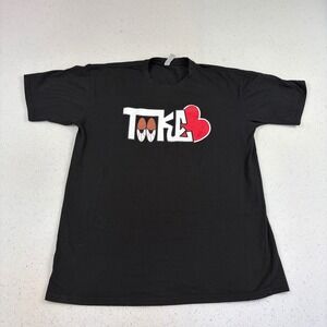 Tooke Clothing‎ Logo Graphic Tee Black XL Streetwear Skater Y2K 420 Friendly